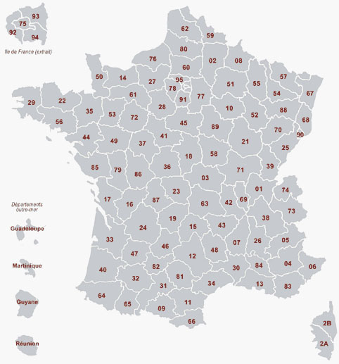 Carte de France